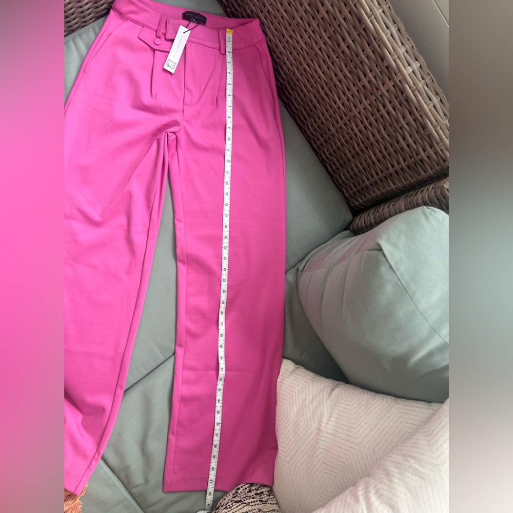 Anthropologie Sanctuary High Waist Wide leg Colorful. Bold Trouser Pant Feminine - Picture 10 of 10